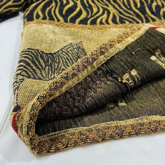 Vintage Zebra Button Down Collared Jacket - Picture 4 of 8